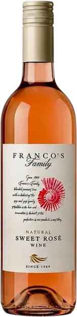 Francos Family Wines Natural Sweet Rosé