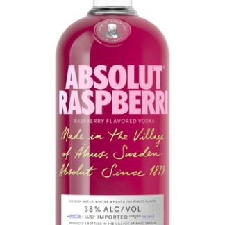 Absolut Vodka Raspberry 750ml - Refreshingly Fruity Flavor