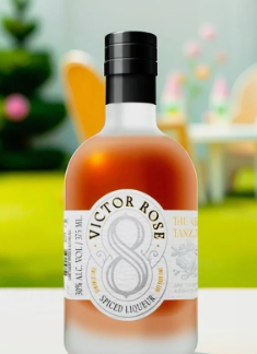 Victor Rose Spice Liqueur - 350 ml Bottle for Flavorful Enjoyment