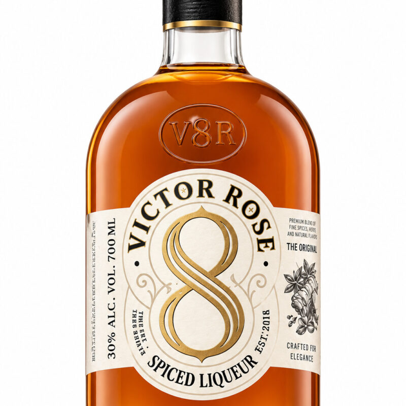 Victor Rose Spice Liqueur – 350ml Bottle for Flavorful Enjoyment
