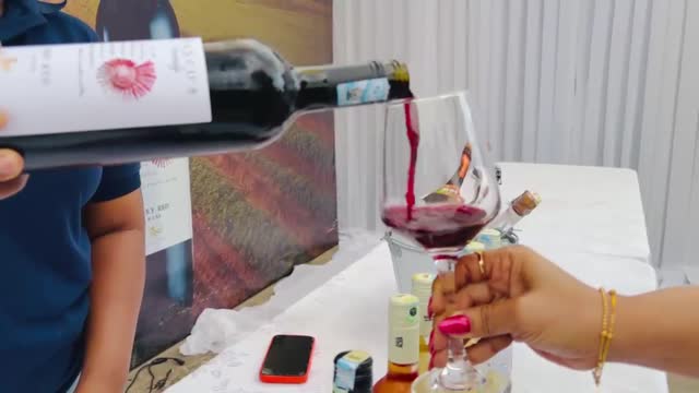 Franco's event: The first pour