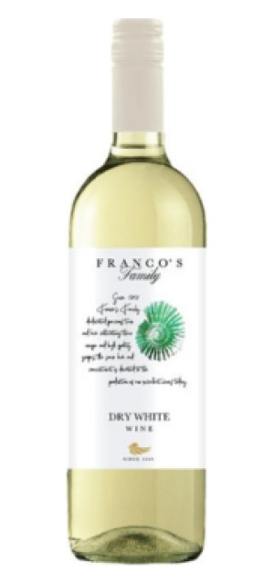 Franco's Dry White Wine 750ml