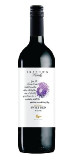Franco's Sweet Red Wine 750ml